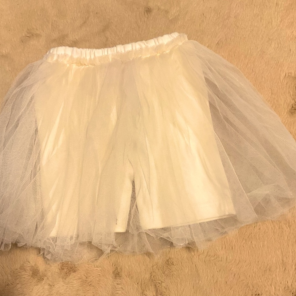 Zara Cream Tulle Skirt